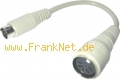 - Dieses Kabel erm�glicht ihnen,
  ihre alte Tastartur an neue 
  Rechner anzuschlie�en, die den
  alten DIN-Anschluss nicht mehr 
  enthalten