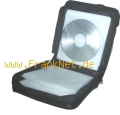 CD Tasche f�r 48 CDs oder DVDs
Archivieren und transportieren Sie Ihre CD's oder DVD`s
kompakt und Platzsparend in dieser handlichen Tasche.
Die CD's k�nnen sie durch Bl�ttern wie in einem Buch 
sehr leicht finden.