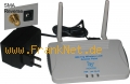 Wlan 54Mbit Accesspoint mit WEP und WPA DiversityProduktinformation:
- Accesspoint mit Diversity 
- Durch das Diversity ist eine verbesserung um 2 db m�glich
- !!! Der Router verf�gt �ber SMA Reverse Buchsen am Router f�r 
- die Antennen. Es ist daher