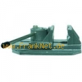 Schnellverschlu� Schraubstock. Einfacher Schraubstock mit Schnellverschlu� aus massivem Gu�eisen. Backenbreite 70mm, Spannweite 63mm. Ma�e 150x122x50mm.
