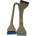 - Rundkabel mit Schutzkappen
- Farbe grau f�r Festplatte
- Vorteil bessere L�ftzirkulation.
- Platzersparnis in Geh�use.
- Senkt Temperatur in Geh�use, durch bessere Luftzirkulation.
- Zum Anschlu� von UDMA 33/66/100/133 Ger�te 
