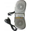 Die Multimedia Boxen f�r Mp3 Player
Einfach einstecken anschalten fertig.
Die Boxen haben einen eingebauten Verst�rker
der mit Baterie, Akku oder �ber usb mit Strom versorgt wird.