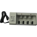 Akku-Lader NiCd/NiMH.Universal-Stecker-Ladeger�t zum Laden von 1-4 Micro/ Mignon Akkus oder 1x9V Block, Verpolungsschutz, Kontroll-LEDs zur Ladekontrolle, Ladestrom 4x1,2V/50mA 9V/10mA, Ladezeit Micro/Mignon 5 Std., 9V 14-16 Std., Betriebsspannung 230Volt