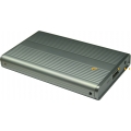 USB Festplatten Geh�use im 2,5 er Format f�r SATA Platten
Das TOP Silber Design wird durch die gute Qualit�t unterst�tzt.
Das Geh�use wird mit Schutztasche aus Kunstleder geliefert.