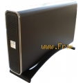 1000 GB NAS Geh�use f�r SATA- und IDE-Festplatten
Zugang �ber LAN oder USB 
