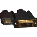 5m Hochwertiges HDMI auf DVI Kabel
zum Verbinden von PC/DVD/PS3 zu LCD / Beamer / Plasma / TFT
24 +1 Kontakt vergoldet