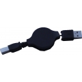 USB-Verbindungskabel A-Stecker/B-Stecker mit Aufroller, L�nge 1,20m