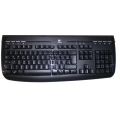 Logitech USB Internet Tastatur schwarz 350