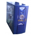 Modding Midi Tower mit Plexiglas Seitenteil blau