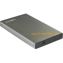 IDE 2,5 ALU USB 2.0 Geh�use f�r Festplatte