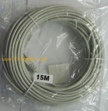 15 m Netzwerkkabel CAT5 10/100Mbit