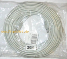 20 m Netzwerkkabel CAT5 10/100Mbit