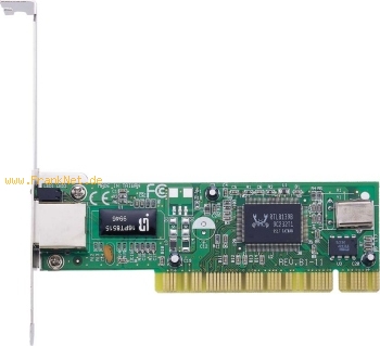 Hochwertige 10 / 100 Mbit PCI Netzwerkkarte