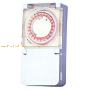 Analoge 24 Std Zeitschaltuhr spritzwassergesch�tzt