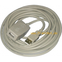 Aktive  USB 2.0 Verl�ngerung 5m  A-Stecker A-Buchse