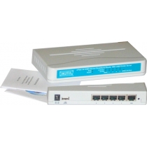 DSL Router mit USB Printserver und 4 fach Switch