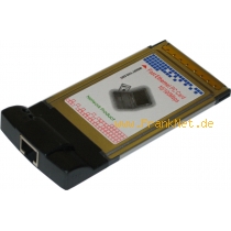 PCMCIA Netzwerkkarte 10 / 100 Mbit DSL geeignet Auto Negation