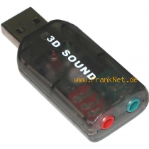 USB 2.0 Soundkarte 5.1 und D3 Support