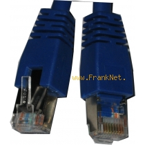 1m Netzwerkkabel CAT5 10/100Mbit blau