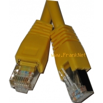 1m Netzwerkkabel CAT5 10/100Mbit gelb