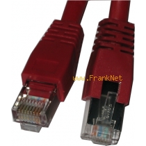 1m Netzwerkkabel CAT5 10/100Mbit rot