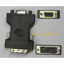 DVI-A Adapter analog, 24x5 Buchse an 15pol HD Stecker VGA
