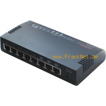 8 Port Ethernet Netzwerk Switch 10/100 Mbit