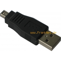 USB 2.0 Adapter A auf Mini Stecker 4 Pol
