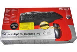 Microsoft  Wireless Optical Desktop Pro Tastaur und Maus