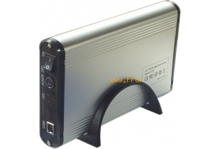 500 GB USB SATA2 ALU Festplatte ALU/Schwarz