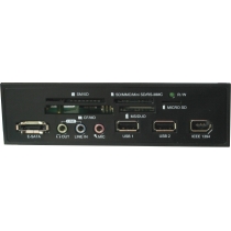 5,25 er Frontpanel mit Firewire USB 2.0 Kartenleser SATA und Sound