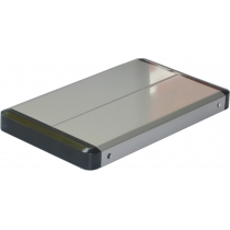SATA 2,5 er  USB 2.0 Geh�use aus ALU  Silber