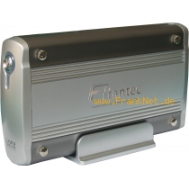 Externe LAN und USB 2.0 Festplattengeh�use f�r SATA Platten   2-3 x schneller als IDE