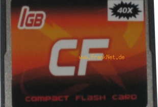 2GB Compact Flash f�r Kamera MP3 u. PDA