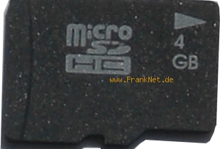 4GB Micro SD Karte  