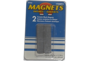 Keramik Magnete 2 St�ck 10mm x 10mm x 48mm 
