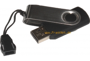 16 GB ALU USB 2.0 Stick mit Klappverschluss