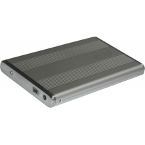 Silberne Externe 2,5 Festplatte mit 500 GB und 8 MB Cache