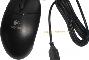 Logitech USB Maus U96 optical black