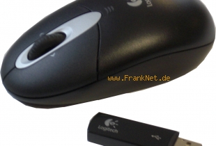 Optische Logitech Funkmaus RX650 black  