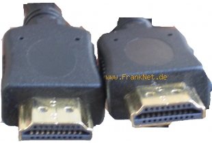 10m HDMI Anschlusskabel mit beitsetig 19 pol. HDMI Stecker vergoldet